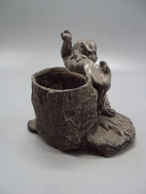 Фигура карандашница шпиатр амур ребенок мальчик путти пепельница высота 12,5 см (№713) Продаж