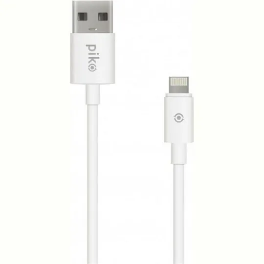 Кабель Piko CB-UL12 USB - Lightning (M/M), 2 м, White (1283126493867) Ціна
