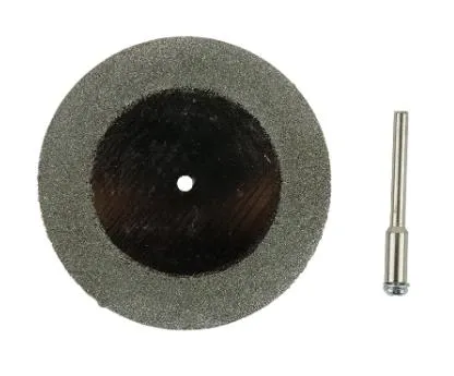 Диск отрезной алмазный D 50 мм с держателем. Для Dremel, бормашин, граверов. Продаж