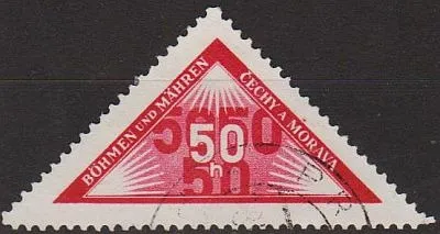 фото, 1939 - Рейх - Богемія - Службова 50 Mi.15  _гаш _10,0 €