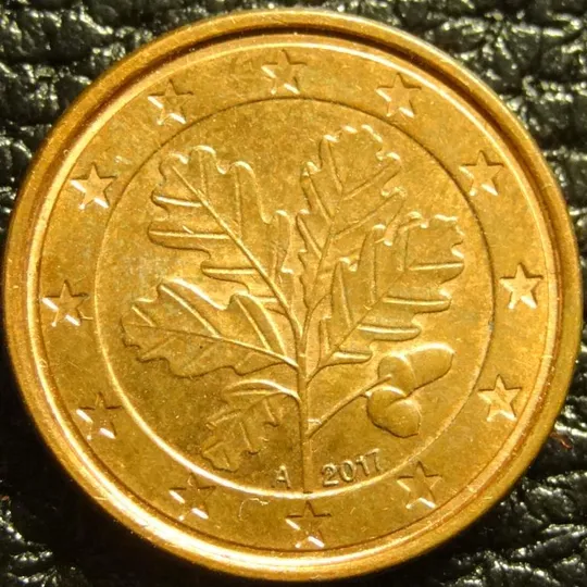 1 євроцент 2017 A Німеччина Ціна