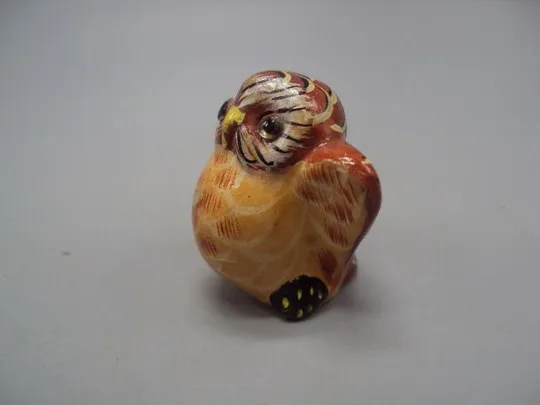 Фигура керамика статуэтка миниатюра совенок Европа сова совушка высота 3,2 см №11016 Інтернет-аукціон