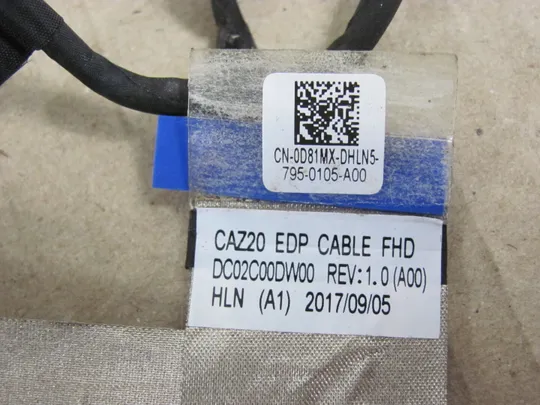 номер0252-35 шлейф DC02C00DW00 0D81MX  для Dell Latitude E7480 7480 E7490 7490 оригінал З аукціону