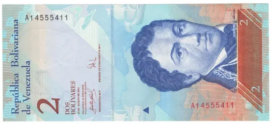 2 болівара 2007 року UNC Венесуела Ціна