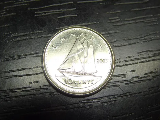10 центів Канада 2003 P (новий портрет) Ціна