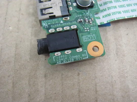 387-29 плата USB AUDIO LS41P 48.4L108.011 50.4L206.021  для  LENOVO  IDEAPAD S510P LS51p   оригінал Продаж