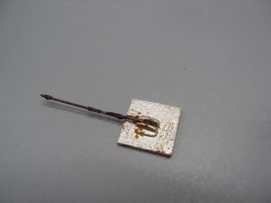 Знак Ленин 100 лет со дня рождения юбилей ссср 1870-1970 гг. квадрат красный круг игла №17598 З аукціону