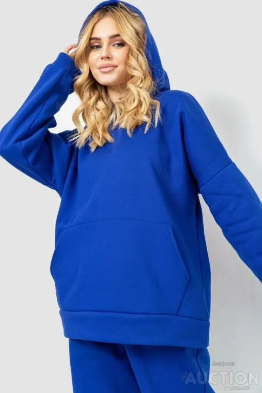 Спорт костюм женский на флисе, цвет электрик, 214R0102-1 Де купити