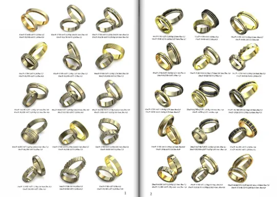 Купити Обручальные кольца книга с разновидностями колец