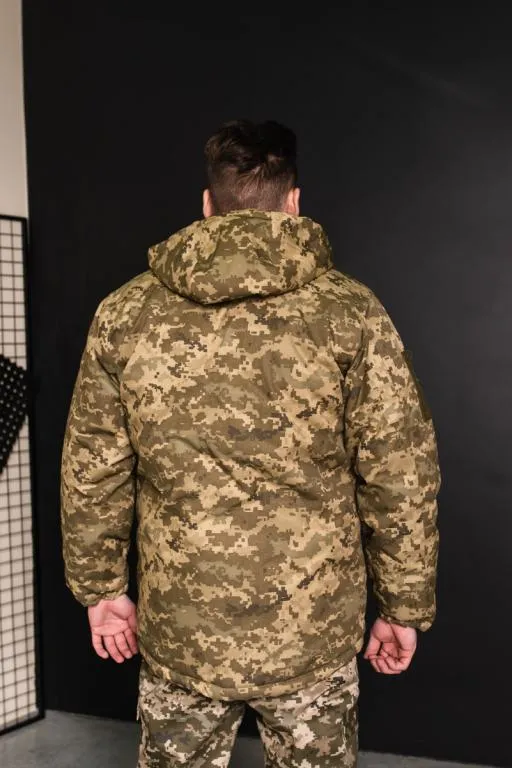 Куртка-бушлат военная мужская тактическая ВСУ (ЗСУ) Пиксель 8722 54 размер З аукціону