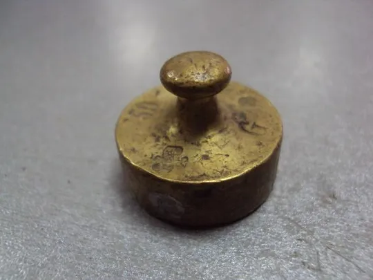 Гиря клейма 50 N.D.B. гирька высота 2,2 см, диаметр 2,6 см №11615 Продаж