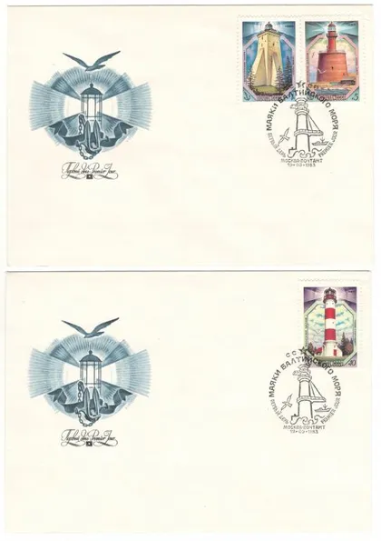 фото, Маяки Балтийского моря. КПД комплект. 1983 рік. СРСР