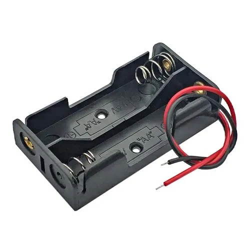 Отсек для 2 батарей AA, 3В бокс кейс с проводами, Arduino Ціна