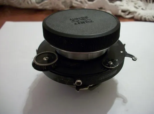 Объектив Tessar 1:4,5 , f=15cm , TESSAR , Carl Zeiss Jena, ТЕССАР [давний-но сохранность нового] Продаж