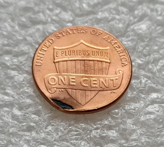 (8205 ря) 1 цент 2019 D США (з дефектом) Інтернет-аукціон