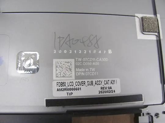 754-5 кришка матриці 07CD11 AM2RM000601 для DELL Latitude E9510 9510 2 in 1 оригінал Торговий майданчик