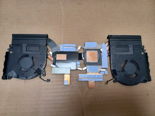 Купити номер1057-17 система охолодження AT2KH001FAL 0X9FRW  для Dell Alienware M15 R2 Охолоджувальна система Кулери та системи охолодження Охолодження материнської плати cooling system Кулер Охолоджувальний блок  оригінал