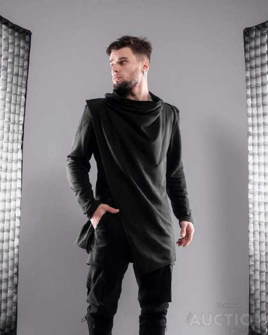 Унісекс мантія Ri колір чорний Продаж