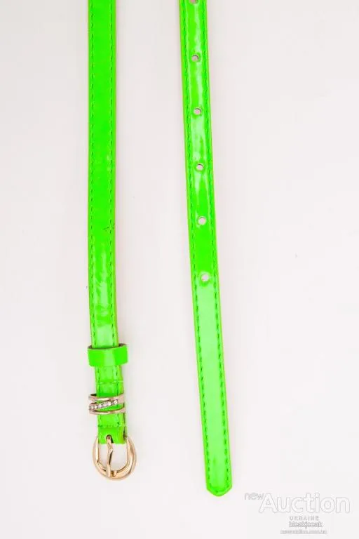 Женский ремень из кожзама, салатового цвета, 196RL1510W28 З аукціону