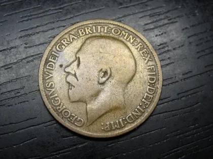 фото, 1/2 пенні 1914 Британія