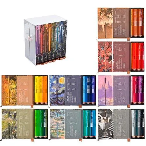 Купити Набор разноцветных карандашей 80шт, Marco Tribute Masters, подарочный