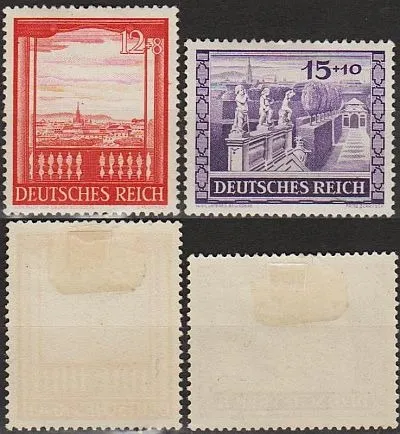 фото, 1941 - Рейх - Ярмарок у Відні Mi.804-805 *