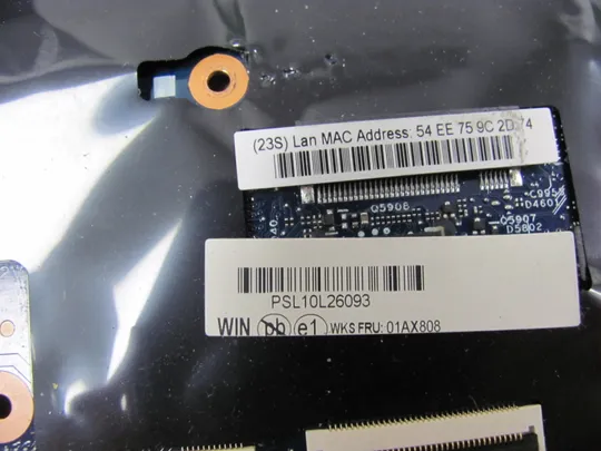 598-23 материнська плата 448.04P16.002M  01AX808 SR2F1  i7-6600U  для Lenovo CARBON X1 Gen 4 оригінал На торгах