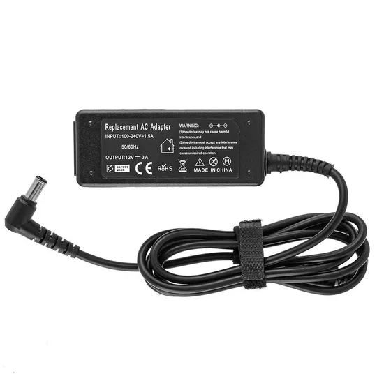 Блок живлення для монітора LG 12V, 3A, 36W, 6.5*4.4мм+PIN, black (без кабелю!)(LCAP07F) З аукціону