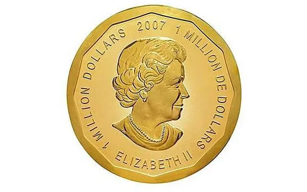 Queen Elizabeth II Million Dollar Coin 2007