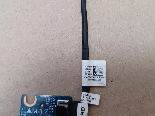 Купити номер1060-11 плата бічного динаміка 0WN2PH зі шлейфом  02WXMK для Dell Inspiron 7620 2in-1  оригінал