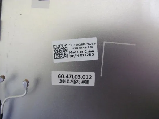 52-28 кришка матриці webcamera 07K2ND 60.47L03.012 для DELL INSPIRON 15 оригінал З аукціону