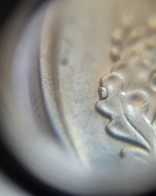 (7028) 10 копійок 2019 різновид викрошок і розколів на аверсі (10 копеек 2019 брак) З аукціону