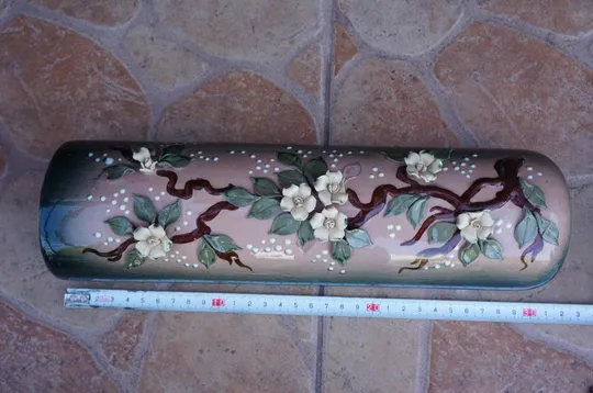 Настенная ваза Кашпо цветы керамика под реставрацию №2947 Де купити