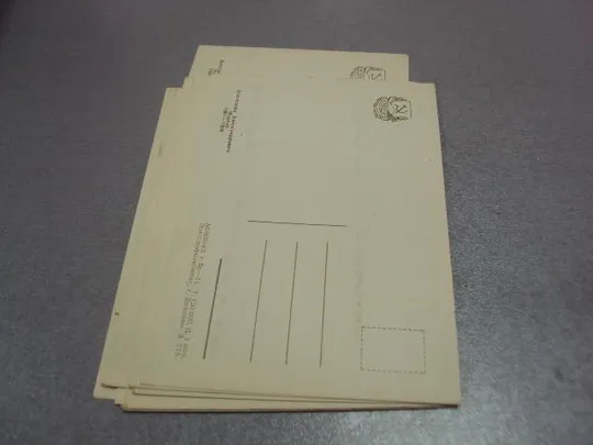 набор открыток портреты советских писателейв 1961 страганов  16 шт №4635 Недорого