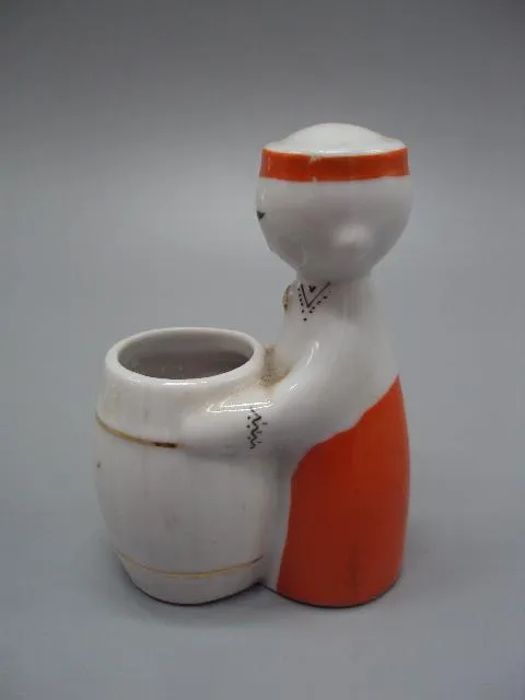 Спецовница фарфор RPR Рига латвийская девочка солонка горчичница перечница Латыши поварята №13100 З аукціону