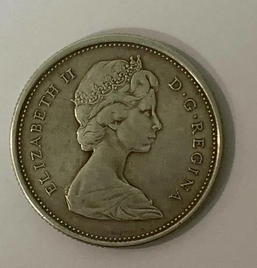 Купити Монета Канада 25 центів, 1967 Срібло  Канадська рись , королева Єлизавета II  ft374