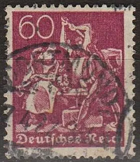 фото, 1921 - Німеччина - Стандарт 60 - wmk.1 Mi.165 _2,0 €