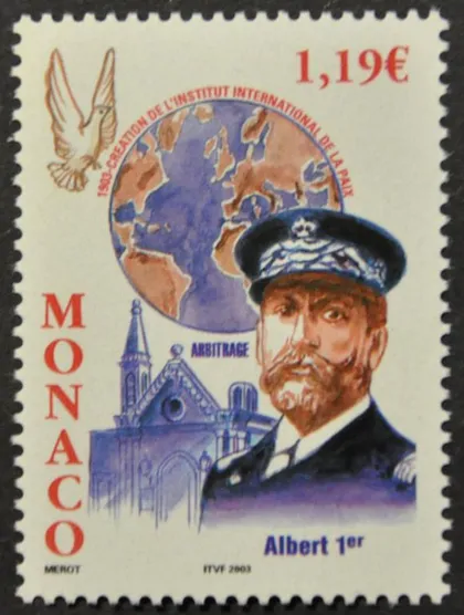 фото, Монако 100 летие института мира Альберт I 2003