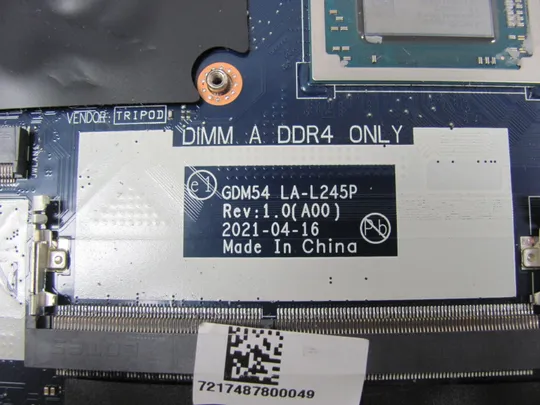 номер0883-19 материнська плата GDM54 LA-L245P AMD Ryzen 5 3450U для Dell Inspiron VOSTRO 15 3000 3541 3542 3543  оригінал Де купити