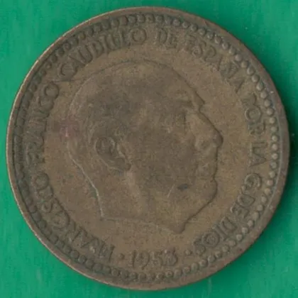 фото, 1 песета 1953 (1962) року Іспанія [М]