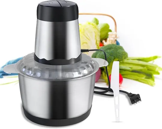 Измельчитель чаша 2 л 4 лезвия из нержавеющей стали Rainberg RB-2202 1300 Watt З аукціону