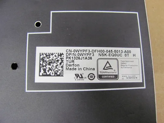 номер0751-17 клавіатура робоча  0WYPF3 PK1326J1A36 для DELL Latitude 3540 E3540 3000 precision 7730 7740 оригінал Інтернет-аукціон