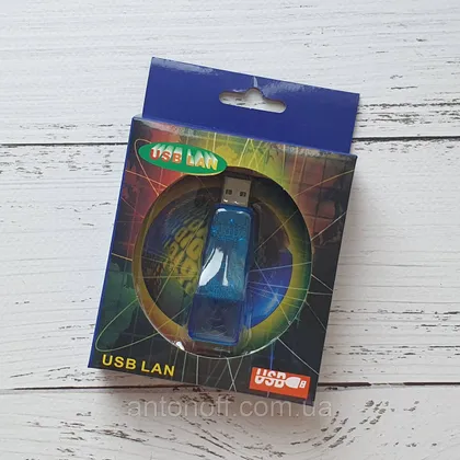 фото, USB LAN зовнішня мережева карта / USB2.0 адаптер Ethernet RJ45 10/100 Мбіт/с