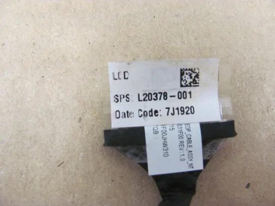 657-20 шлейф матриці L20378-001 DC020031F00  для HP 250 255 256 258 G7 15-DA 15-DB 15-DR оригінал З аукціону