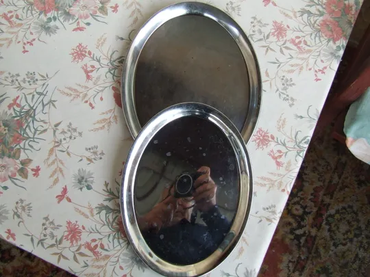 тарілка  піднос 2 штуки роз 29х22 см і 25х20 см 1990 рр. ссср З аукціону