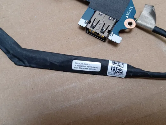 номер1057-38 плата USB SIM GDS70 LS-K476P  зі шлейфом DC02C00SD00 0136Y5 для DELL ALIENWARE X17 R1 R2  оригінал Інтернет-аукціон