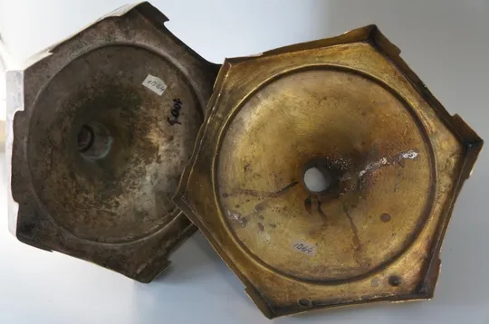 Подсвечники пара подсвечник высота 32,5 см лот 2 шт (№ 1064) Інтернет-аукціон