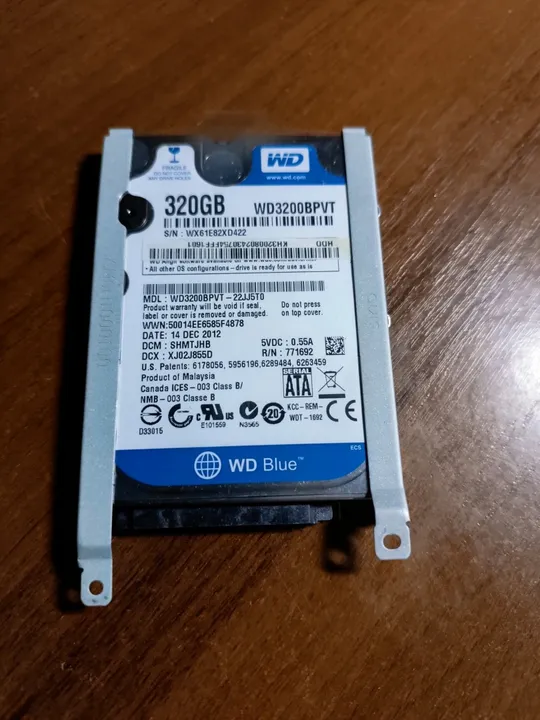 Жорсткий диск SATA 2.5 WD 320 GB Sata 2 WD3200BPVT Ціна