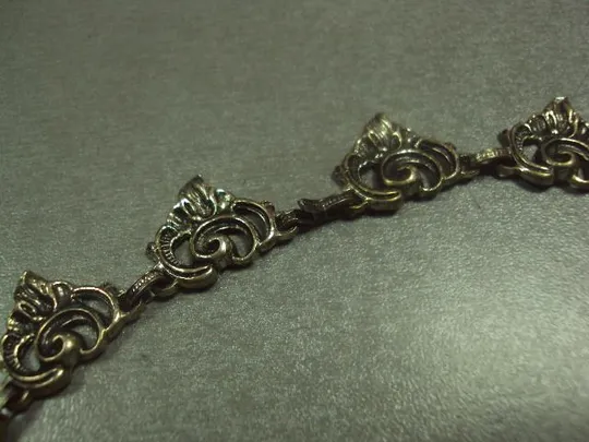 Женское колье розы ожерелье цепочка розочки листья серебро 835 проба BAS европа вес 48,18 г №669 Інтернет-аукціон