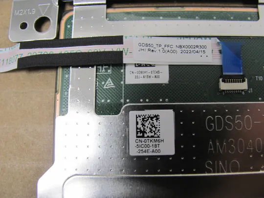 777-7 тачпад з кріпленням 0D90H1 0TKM6H NBX0002R300  для Dell ALIENWARE x15 R1 R2 оригінал Де купити